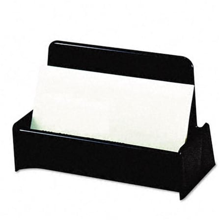 Procomfort Business Card Holder- Capacity 50 2.25 x 4 Cards- Black PR3081121